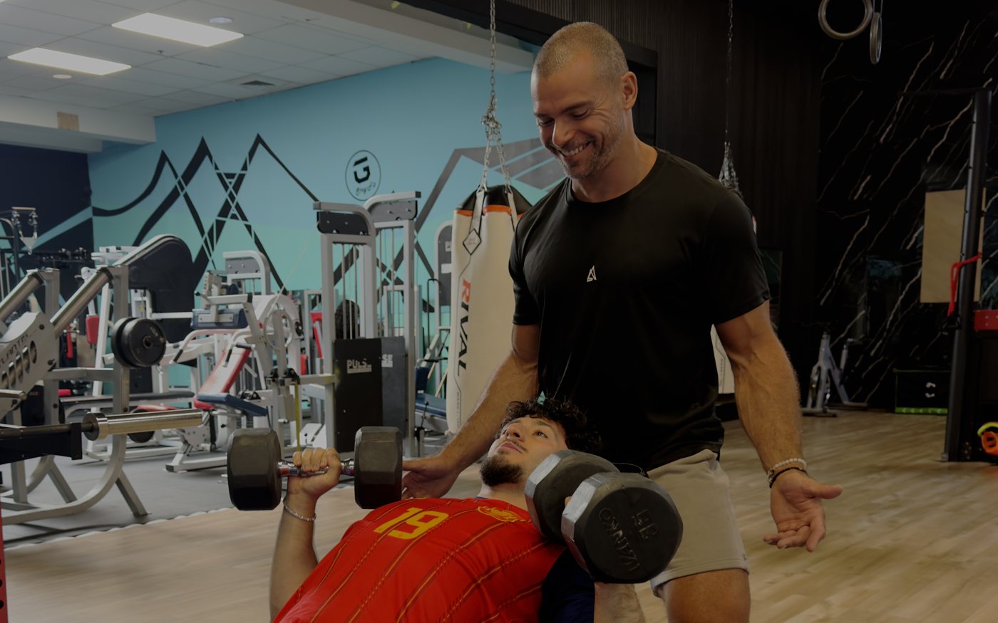 Membre en entraînement au Centre Stay Fit