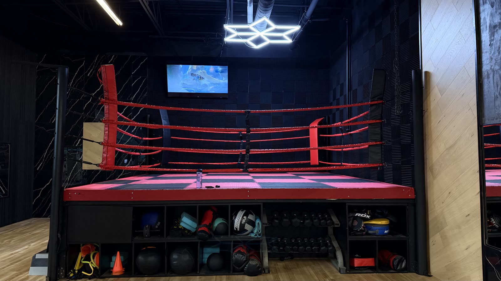 Ring de boxe du Centre Stay Fit
